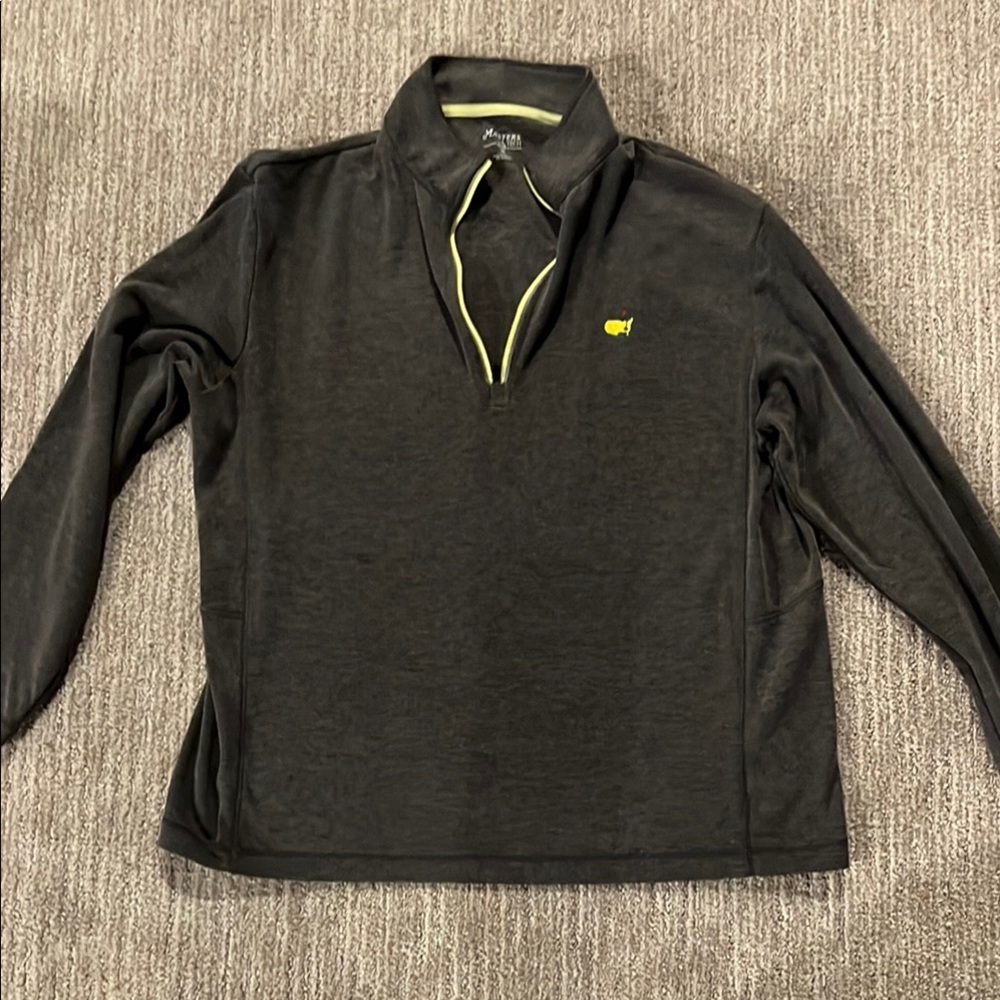 Masters Gray Half-Zip Pullover